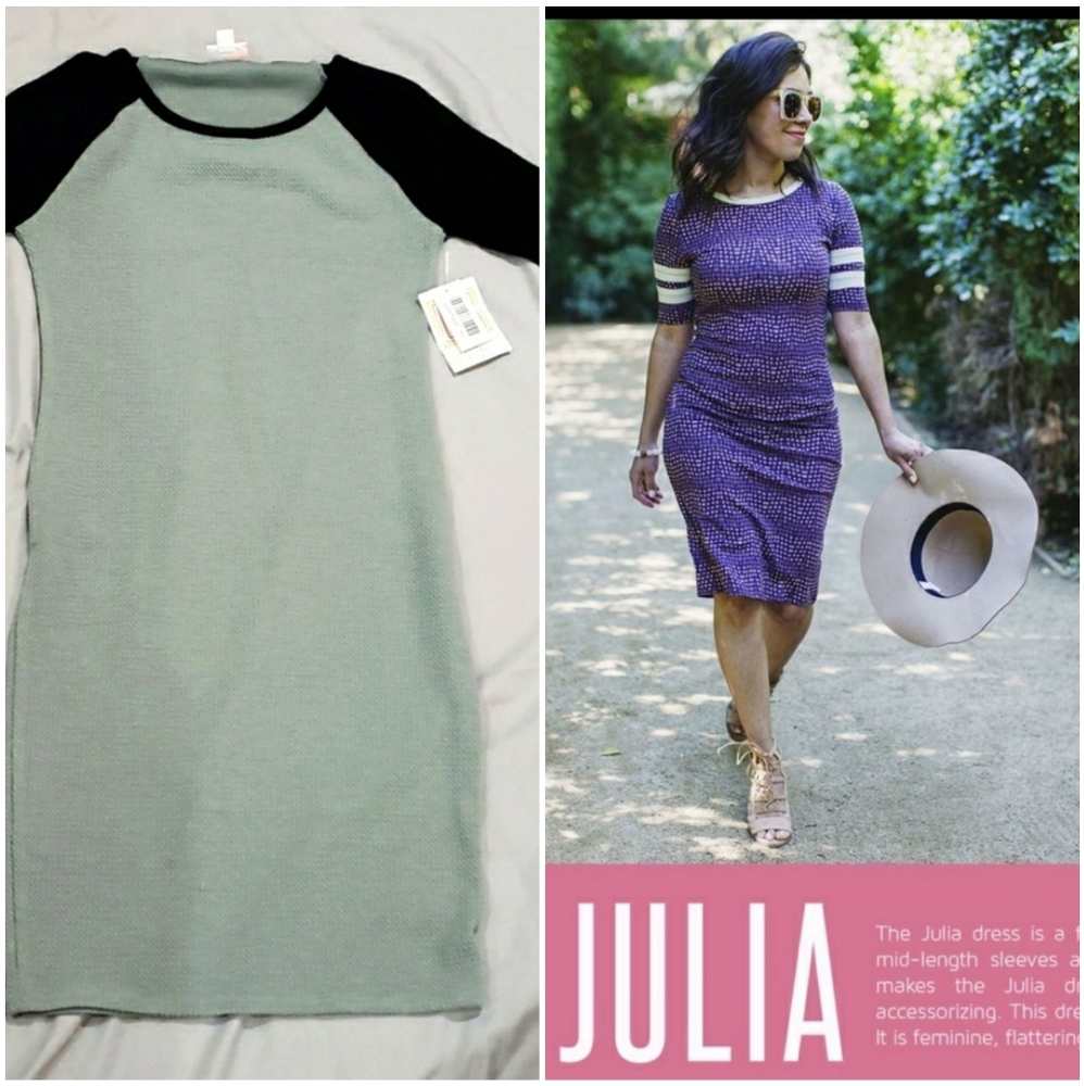 NWT Lularoe Julia Raglan XS